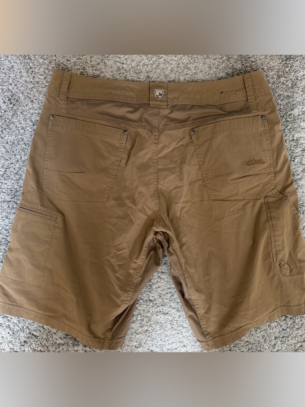 Kuhl Men's Cargo Shorts in Khaki Brown - Picture 3 of 5